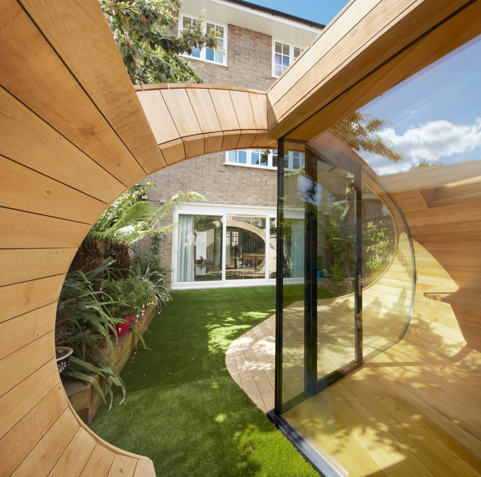 Material design > shoffice<br>padiglione da giardino ad uso ufficio